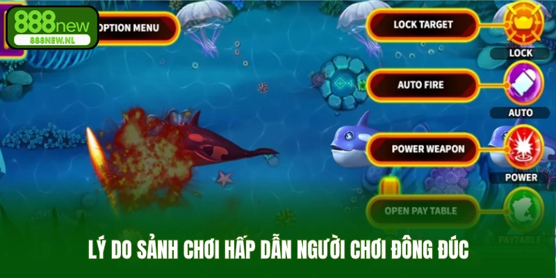 lý do sảnh chơi hấp dẫn người chơi đông đúc